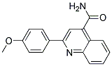 2-(P-METHOXYPHENYL)-4-QUINOLINECARBOXAMIDE Struktur