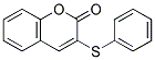 3-(PHENYLTHIO)COUMARIN Struktur