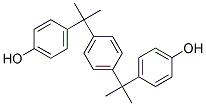 4,4'-((P-PHENYLENE)DIISOPROPYLIDENE)DIPHENOL Struktur