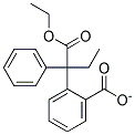 A-ETHOXYCARBONYL-A-ETHYLBENZYLBENZOATE Struktur