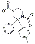 DI(P-TOLYL)1,4-PIPERAZINEDICARBOXYLATE Struktur