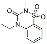 4-Ethyl-2-methyl-2H-1,2,4-benzothiadiazin-3(4H)-on-1,1-dioxide Struktur