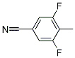 4-CYANO-2,6-DIFLUOROTOLUENE
 Struktur