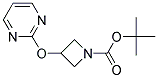 3-(Pyrimidin-2-yloxy)-azetidine-1-carboxylic acid tert-butyl ester Struktur