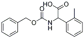 {[(benzyloxy)carbonyl]amino}(2-methylphenyl)acetic acid Struktur