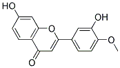 7-HYDROXY-2-(3-HYDROXY-4-METHOXYPHENYL)-4H-CHROMEN-4-ONE Struktur