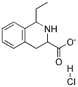 ETHYL1,2,3,4-TETRAHYDRO-3-ISOQUINOLINECARBOXYLATEHYDROCHLORIDE Struktur