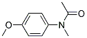 N-(P-METHOXYPHENYL)-N-METHYLACETAMIDE Struktur