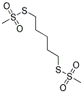 S,S'-PENTAMETHYLENEBIS(METHANETHIOSULFONATE) Struktur