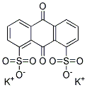 POTASSIUMHYDROGEN9,10-DIOXO-9,10-DIHYDRO-1,8-ANTHRACENEDISULFONATE Struktur