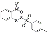 SS-(O-NITROPHENYL)P-TOLUENEDITHIOPEROXYSULFONATE Struktur