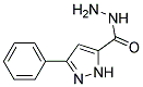 3-Phenyl-1H-pyrazole-5-carboxylicacidhydrazide Struktur