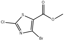 Methyl4-bromo-2-chlorothiazole-5-carboxylate Structure