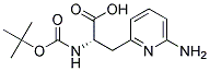 3-(6-AMINO-PYRIDIN-2-YL)-N-BOC-L-ALANINE
 Struktur