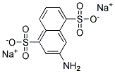 2-NAPHTHYLAMINE-4,8-DISULFONIC ACID, SODIUM SALT Struktur