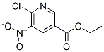 ethyl 6-chloro-5-nitropyridine-3-carboxylate Struktur