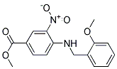 4-(2-Methoxy-benzylamino)-3-nitro-benzoic acid methyl ester Struktur