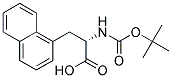 (2S)-2-[(tert-butoxycarbonyl)amino]-3-naphthalen-1-ylpropanoic acid Struktur