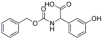 {[(benzyloxy)carbonyl]amino}(3-hydroxyphenyl)acetic acid Struktur