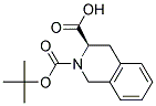 (3R)-2-(tert-butoxycarbonyl)-1,2,3,4-tetrahydroisoquinoline-3-carboxylic acid Struktur