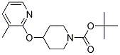 4-(3-Methyl-pyridin-2-yloxy)-piperidine-1-carboxylic acid tert-butyl ester Struktur