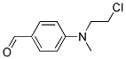 N-(2-CHLOROETHYL)-N-METHYL-4-AMINOBENZALDEHYDE Struktur