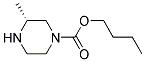 (R)-4-N-BUTOXYCARBONYL-2-METHYLPIPERAZINE Struktur