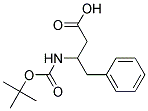 3-BOC-AMINO-3-BENZYL-PROPIOINIC ACID Struktur