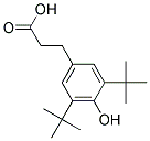 BenzenepropanoicAcid,3,5bis(1,1dimethylethyl)4hydroxy, Struktur