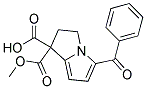 5-Benzoyl-2,3-Dihydro-1H-pyrrolizine-1,1-Dicarboxylic Acid-methyl Ester Struktur