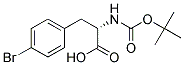 N-tert-Butoxycarbonyl-L-3-(4-bromophenyl)alanine Struktur