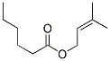 Prenyl hexanoate Struktur