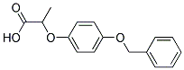 2-(P-(BENZYLOXY)PHENOXY)PROPIONICACID Struktur