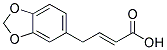 4-(1,3-BENZODIOXOL-5-YL)-2-BUTENOICACID Struktur