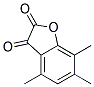 4,6,7-TRIMETHYL-2,3-BENZOFURANDIONE Struktur