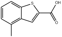 4-METHYLBENZO(B)THIOPHENE-2-CARBOXYLICACID Struktur