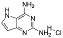 5H-PYRROLO(3,2-D)PYRIMIDINE-2,4-DIAMINEHYDROCHLORIDE Struktur