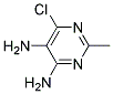 6-CHLORO-2-METHYL-4,5-PYRIMIDINEDIAMINE Struktur