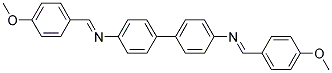 N,N'-BIS(P-METHOXYBENZYLIDENE)BENZIDINE Struktur