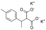 POTASSIUMHYDROGEN(A,4-DIMETHYLBENZYL)MALONATE Struktur