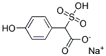 P-HYDROXY-A-SULFOPHENYLACETICACIDMONOSODIUMSALT Struktur