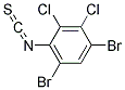 4,6-Dibromo-2,3-dichlorophenylisothiocyanate Struktur