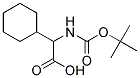 (2S)-[(tert-butoxycarbonyl)amino](cyclohexyl)ethanoic acid Struktur