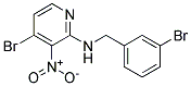 (3-Bromo-benzyl)-(4-bromo-3-nitro-pyridin-2-yl)-amine Struktur