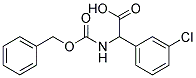 {[(benzyloxy)carbonyl]amino}(3-chlorophenyl)acetic acid Struktur