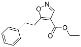 ethyl 5-(2-phenylethyl)isoxazole-4-carboxylate Struktur