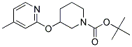 3-(4-Methyl-pyridin-2-yloxy)-piperidine-1-carboxylic acid tert-butyl ester Struktur