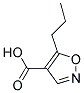 5-propylisoxazole-4-carboxylic acid Struktur