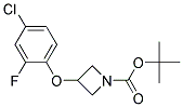 3-(4-Chloro-2-fluoro-phenoxy)-azetidine-1-carboxylic acid tert-butyl ester Struktur