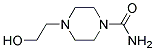 4-(2-hydroxyethyl)piperazine-1-carboxamide Struktur